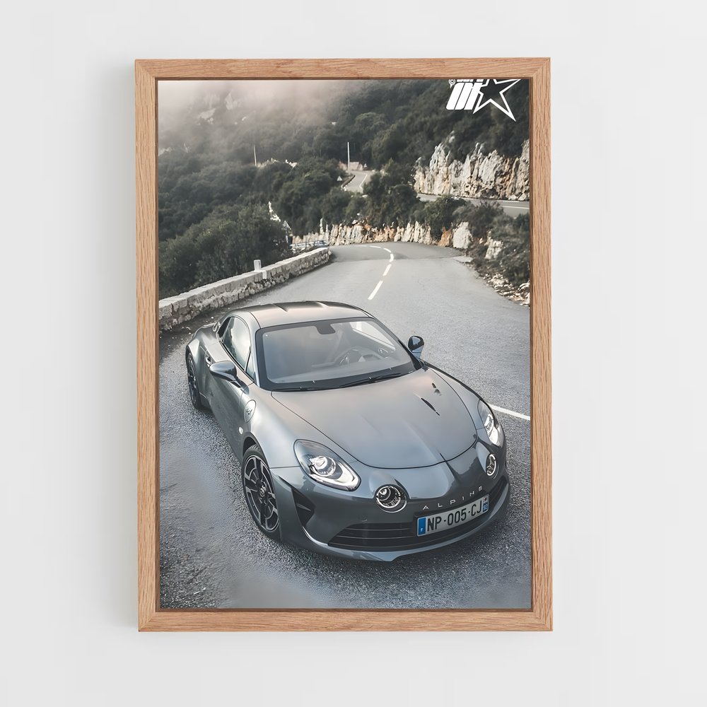 Poster Vitesse de élégance – affiche Alpine (vue 4)
